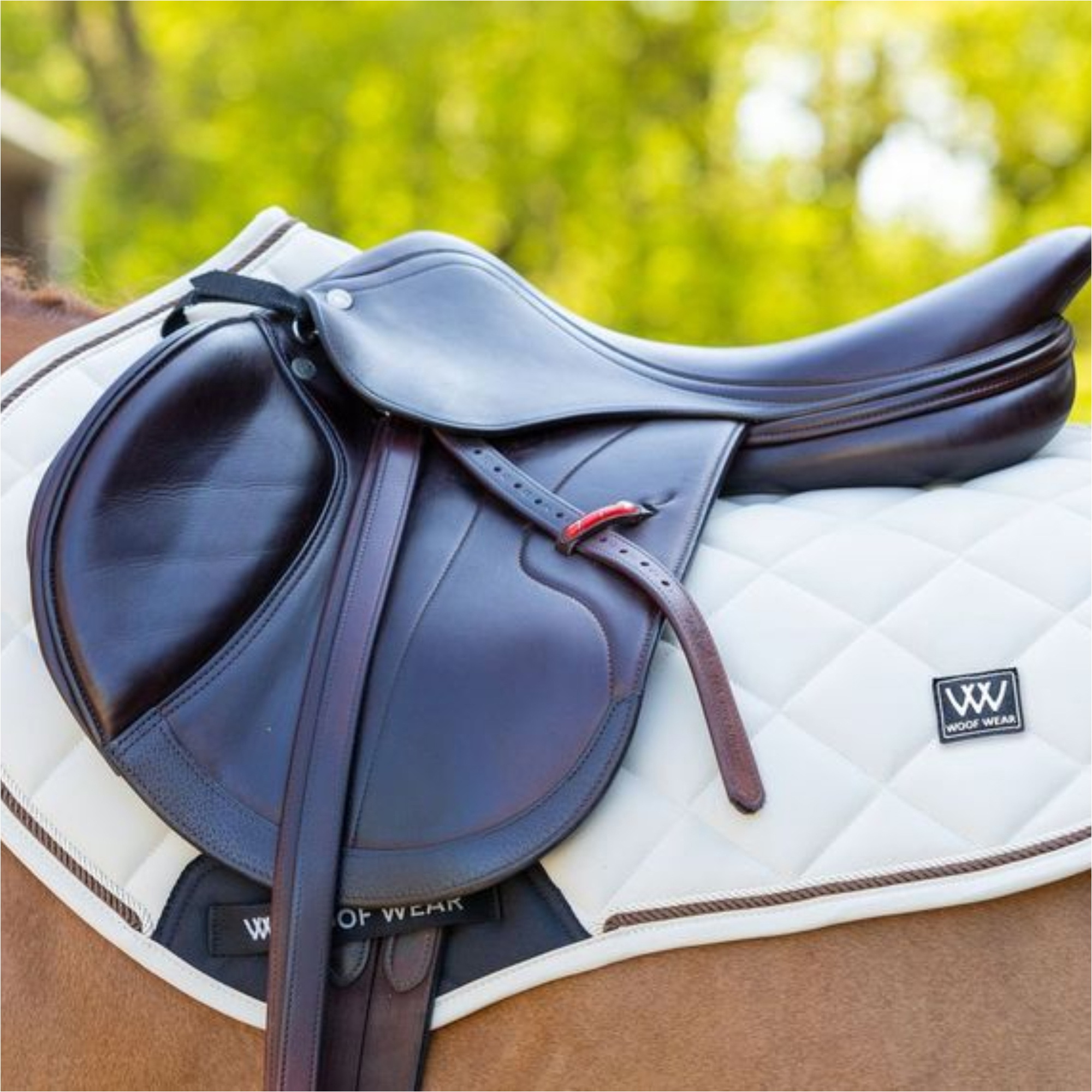 2025 Woof Wear Vision Aura Contact Rapproché Tapis De Selle WS0042-STON - Stone